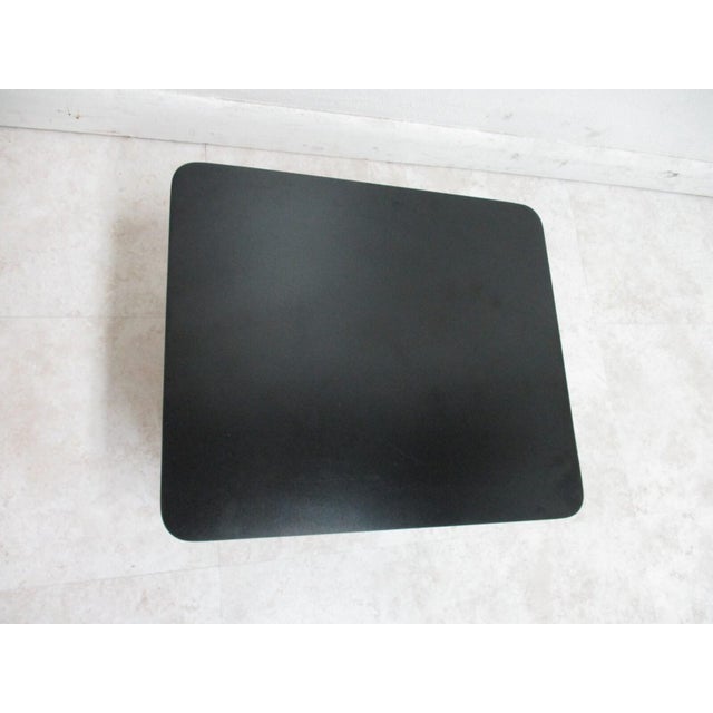 1980s Vintage Eames Wire Base Elliptical Surfboard Lamp End Table Pedestal Table For Sale - Image 5 of 11