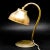 Goldenrod Art Deco Bedside Lamp, Germany, 1930s For Sale - Image 8 of 8