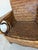 Vintage Coastal Organic Sculptural Tall Roll-Back Rattan Lounge Chair With Ottoman For Sale - Image 9 of 12