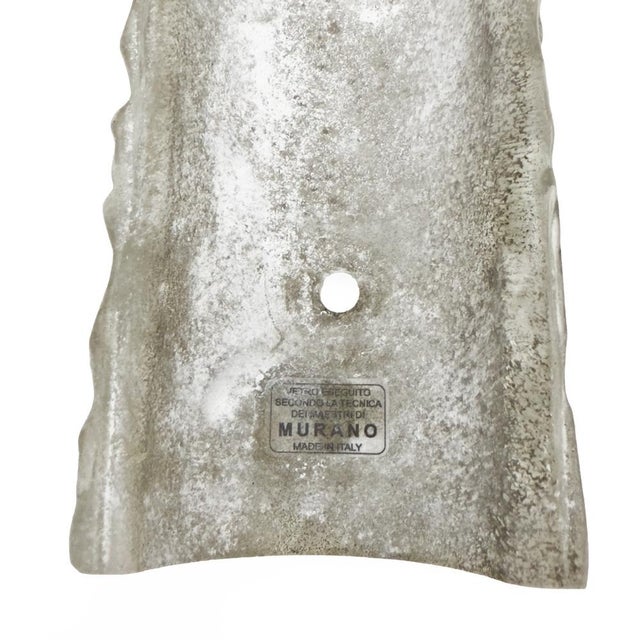 Modern Brass and Murano Glass Scavo Sconces, 2000, Set of 2 For Sale - Image 11 of 12