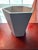 Well made in maple Classical designed. Traditional English hexagonal wastebasket painted in pale gray