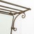 Metal Art Deco Style Brass Mirrored Coat Rack For Sale - Image 7 of 8