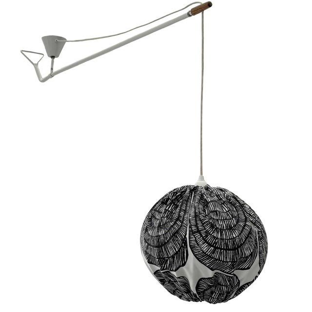 Mid-Century Scandinavian Industrial Pendant from Marimekko, Sweden, 1950s For Sale - Image 11 of 11