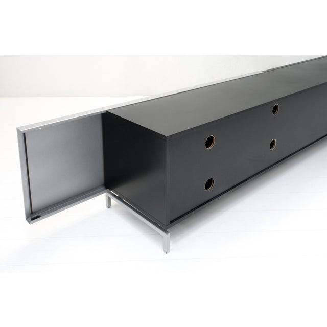 Black Slide Series Sideboard by Shigeru Uchida for Pastoe For Sale - Image 8 of 14