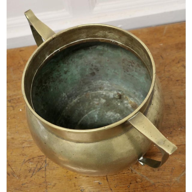 Art Nouveau Brass Planter For Sale - Image 3 of 6