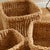 Early 21st Century Seagrass Square Baskets With Cuffs, Set Of 3 For Sale - Image 5 of 6