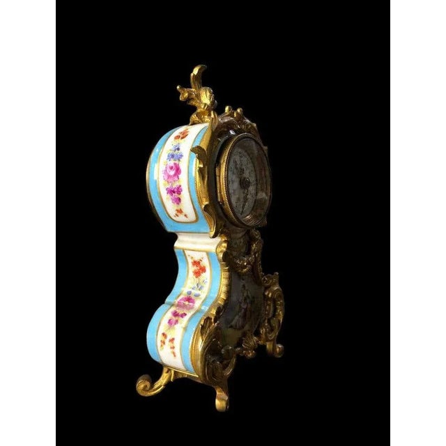 Mantel or Table Clock from Meissen, 19th Century For Sale - Image 10 of 12
