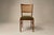 Mid-Century Modern Set of Eight Brazilian Modern Dining Chairs in Caviúna, Cane & Warm Olive Mohair, 1960s For Sale - Image 3 of 18