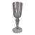 Elegant Modern Russian Crystal Peacock Goblet by Gran Saint Petersburg For Sale