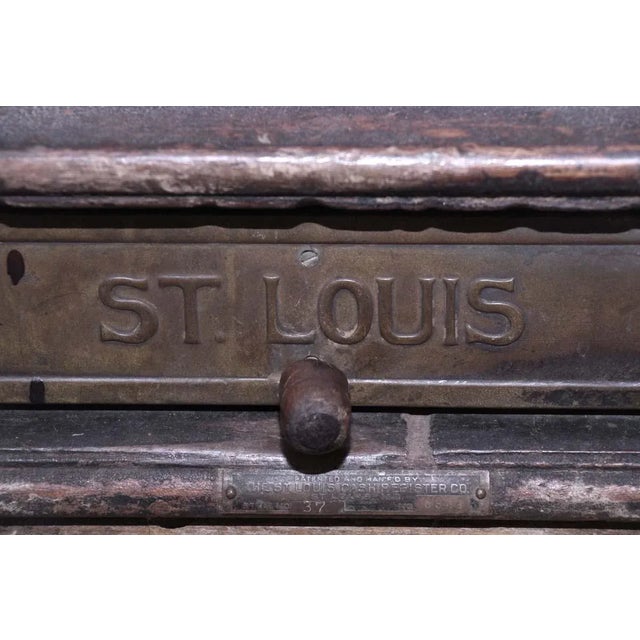 1910s St. Louis Cash Register Without Keys For Sale - Image 4 of 9