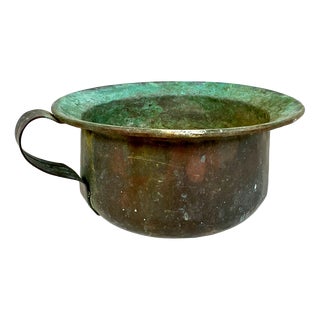 Antique Copper Chamber Pot, 1700s For Sale