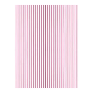 The House of Scalamandré Johnson Stripe Wallpaper, Raspberry For Sale