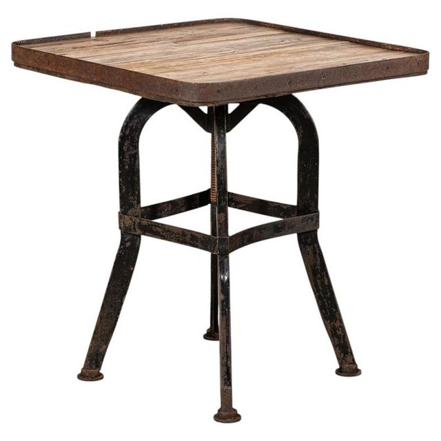19th Century English Iron and Pine Artist Sculpture Stand, 1890 For Sale - Image 14 of 14