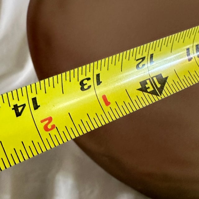 1990s Handblown Glass Dusty Purple, Gray Heart Shaped Floor Vase For Sale - Image 4 of 5