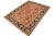 Rustic Bohemien Ziegler Rust Blue Hand-Knotted Wool Rug - 9'2'' X 11'10'' For Sale - Image 3 of 8