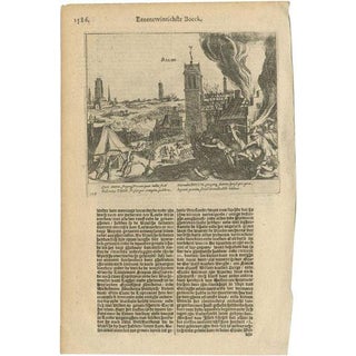 Battle of Boksum or Boxum, 1621, Paper For Sale