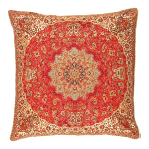 Pasargad DC Red Diamond Silk Termeh Pillow