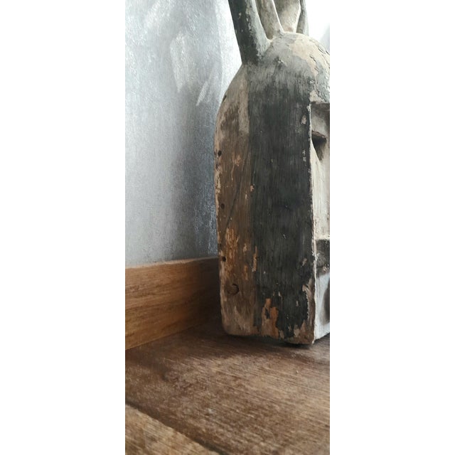 Dogon Kanaga Wooden Mask, Mali, 1890s For Sale - Image 4 of 9