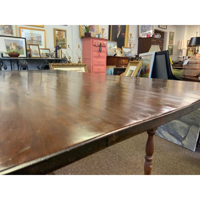 Late 20th Century Replica of Early American Tavern Table For Sale - Image 13 of 13