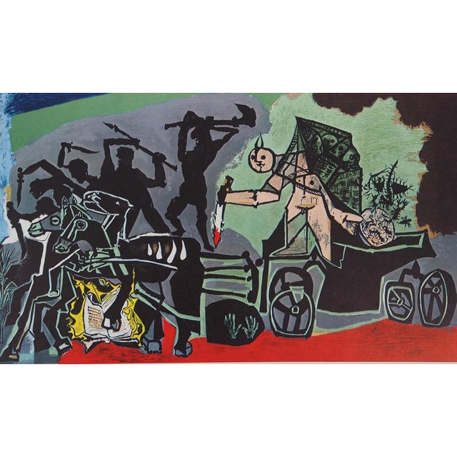 Modern After Pablo Picasso, War, 1969, Photolithograph For Sale - Image 3 of 8