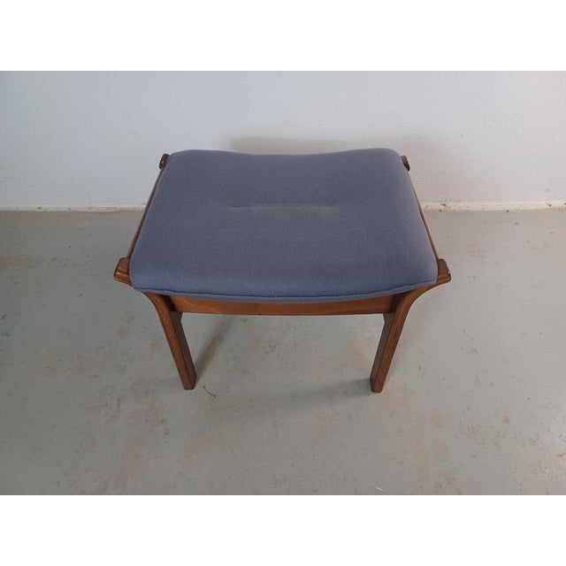 Refinished Danish Footstool, 1970s For Sale - Image 3 of 10