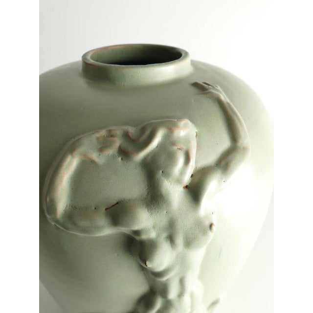 Model 169 Floor Vase by Einar Luterkort for Upsala Ekeby, Sweden, 1930s For Sale - Image 4 of 18