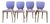 Dining Chairs from Baumann, Set of 4 For Sale