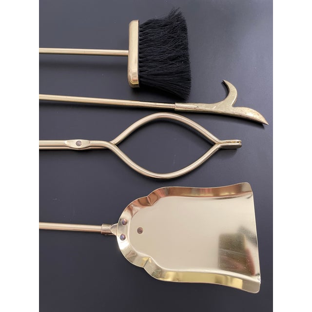 Vintage Green Marble Fireplace Tools - Set of 5 For Sale - Image 11 of 18