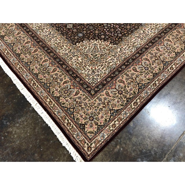 2000 - 2009 Handwoven Indian Agra Style Area Rug 8'0"×10'0" For Sale - Image 5 of 12