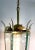 Italian 1940s Brass and Glass Lantern For Sale - Image 4 of 11
