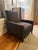 Modern West Elm Lewis Push-Back Recliner – Charcoal / Dark Grey – Excellent Condition For Sale - Image 3 of 5