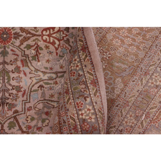 Textile Intricate Tabriz Pak-Persian Gray/Copper Wool Rug - 8'1'' X 10'3'' For Sale - Image 7 of 9