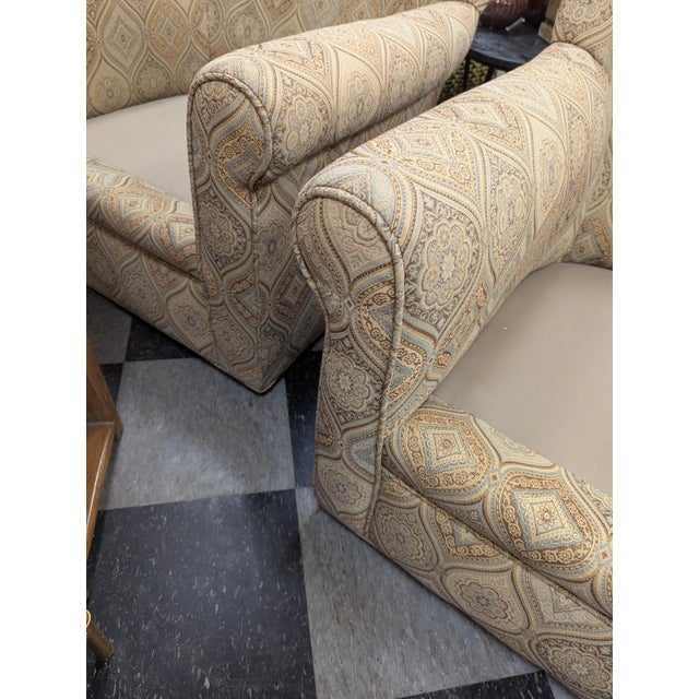 Pair of Barrel Chairs For Sale - Image 4 of 13