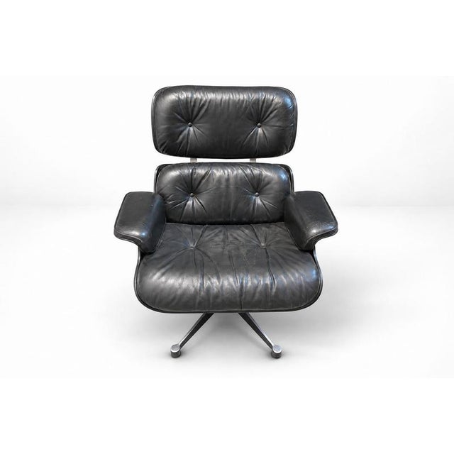 Set of Lounge Chair with Ottoman by Charles Eames for Vitra For Sale - Image 3 of 11