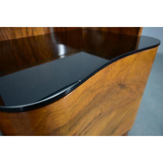 Art Deco Bedside Tables, Czechoslovakia, 1940s, Set of 2 For Sale - Image 4 of 18