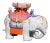 Late 19th Century Chinese Porcelain Elephant For Sale
