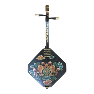 Vintage Northern Chinese or Mongolian Lute Instrument