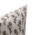 Farmhouse Fabdivine Bohemian Block Print Cushion Cover 18x18 Inch Thick Linen-Dafodil For Sale - Image 3 of 4