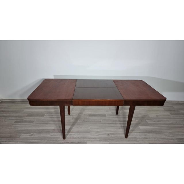 Wood Vintage Dining Table by Jindrich Halabala For Sale - Image 7 of 15