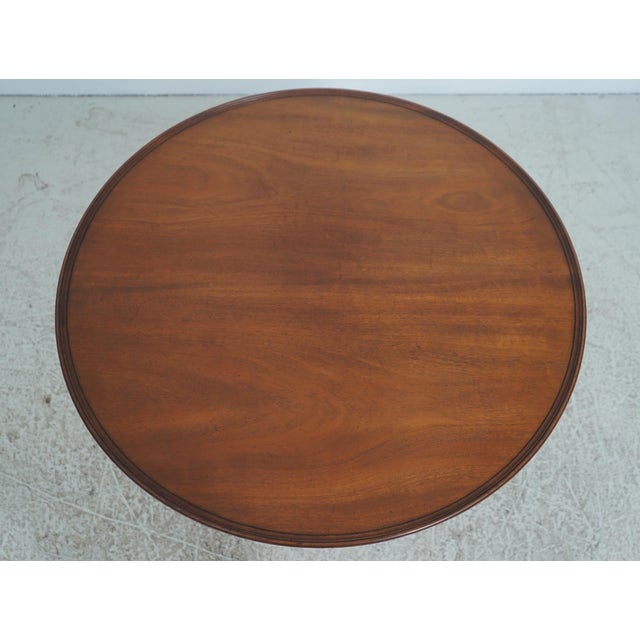 Chippendale Kittinger Cw-70 Colonial Williamsburg Mahogany Tilt Top Table For Sale - Image 3 of 15