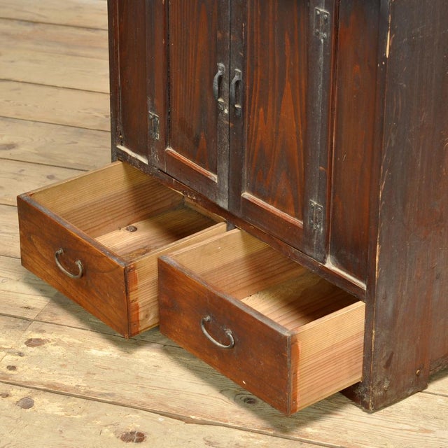 Small Japanese Cabinet, 1920s For Sale - Image 6 of 11