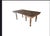 Late 19th Century Early American Solid Oak Banquet Dining Table With Fluted Legs on Casters For Sale - Image 10 of 18