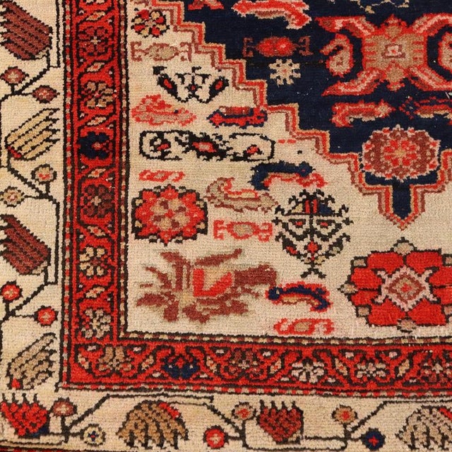 Asian Cotton & Wool Rug For Sale - Image 6 of 9