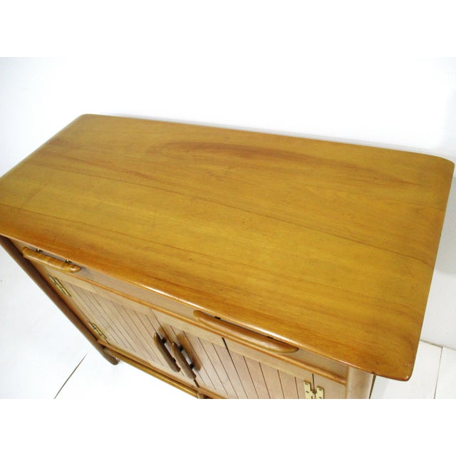 Cushman Mid Century Birch Wood Server Credenza For Sale - Image 12 of 17