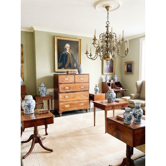 Early 19th Century Fantastic English Campaign Chest For Sale - Image 11 of 12