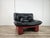 Red and Black Leather Armchair attributed to Nicoletti Salotti, 1980 For Sale - Image 18 of 18