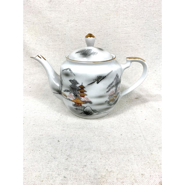Vintage Kutani Teapot For Sale - Image 11 of 11