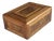 Italian Walnut Marquetry Jewelry Box, Circa 1880. For Sale
