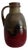 Red and Brown Model 417-42 Floor Vase from Scheurich West Germany For Sale