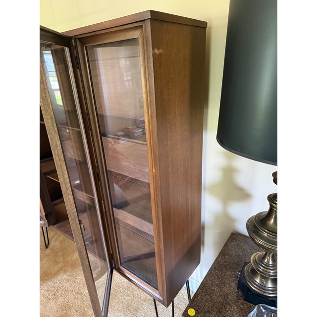Broyhill Brasilia Mid-Century Modern Hutch Top / Display Cabinet For Sale - Image 9 of 11